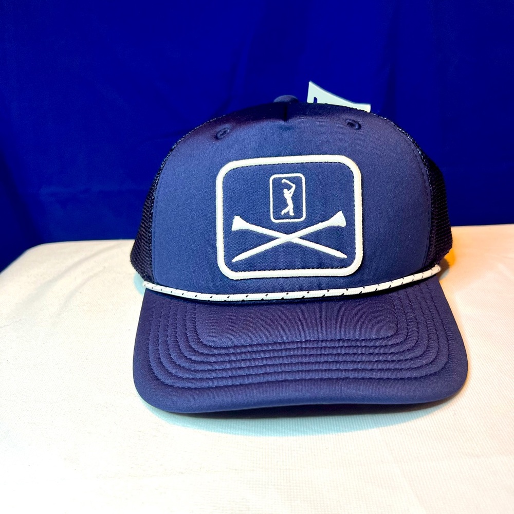 PGA Black Cross Tees Hat